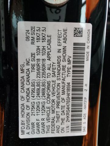 2025 HONDA CR-V EXL - 2HKRS4H76SH418594