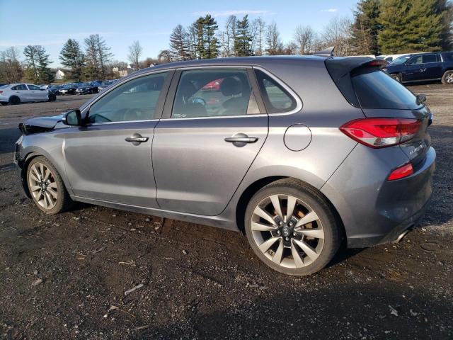 HYUNDAI ELANTRA GT 2018 gray  gas KMHH55LCXJU080131 photo #3