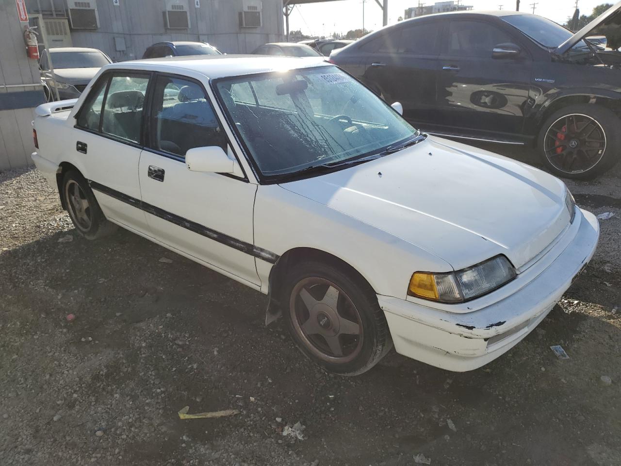 Lot #3026989768 1990 HONDA CIVIC DX