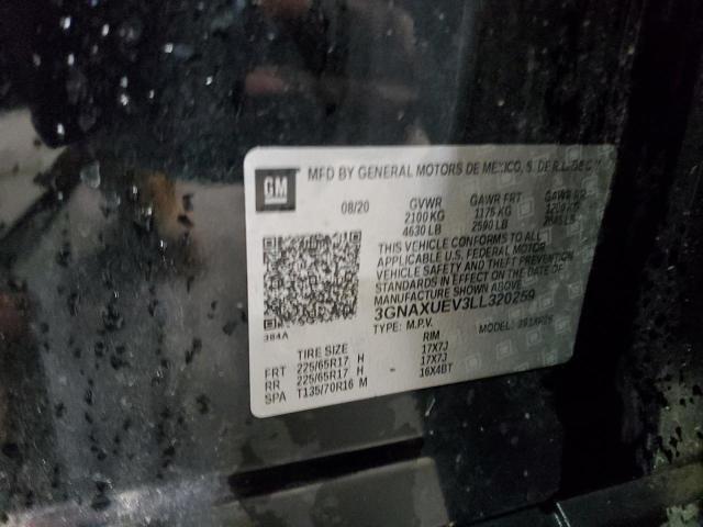 2020 CHEVROLET EQUINOX LT - 3GNAXUEV3LL320259
