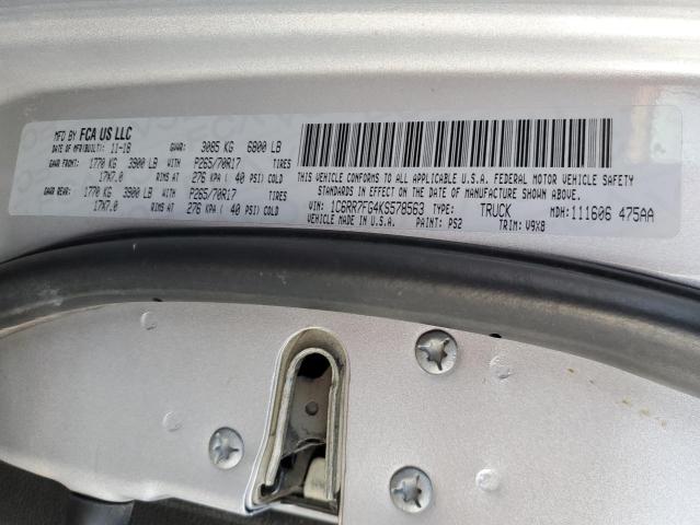 2019 RAM 1500 CLASS - 1C6RR7FG4KS578563