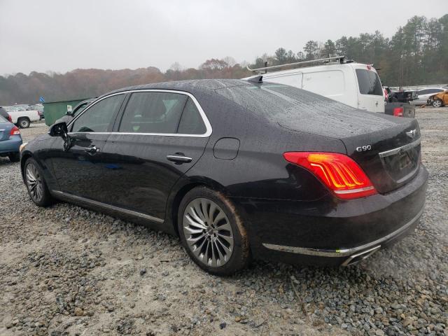 GENESIS G90 PREMIU 2018 black  gas KMHG34JA2JU041580 photo #3