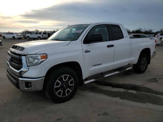 TOYOTA TUNDRA DOU 2014 white  gas 5TFRY5F16EX166650 photo #1