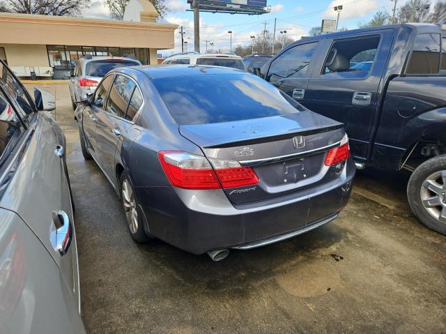 HONDA ACCORD EXL 2014 gray sedan 4d gas 1HGCR3F86EA017390 photo #4