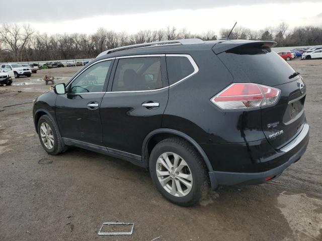 NISSAN ROGUE S 2014 black  gas 5N1AT2MT0EC807468 photo #3