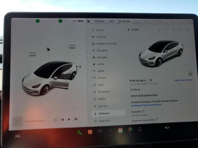 VIN 5YJ3E1EA6MF057008 2021 TESLA MODEL 3 no.9