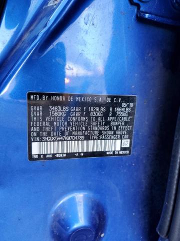 2019 HONDA FIT LX - 3HGGK5H47KM704789