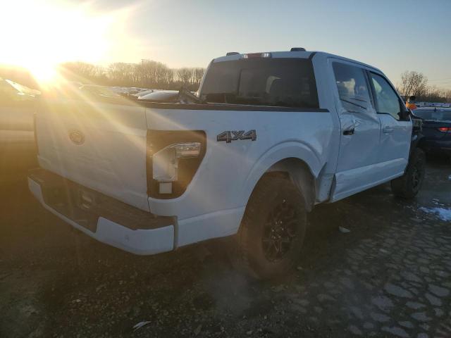 FORD F150 XLT 2024 white  gas 1FTEW3LP2RKD80166 photo #4