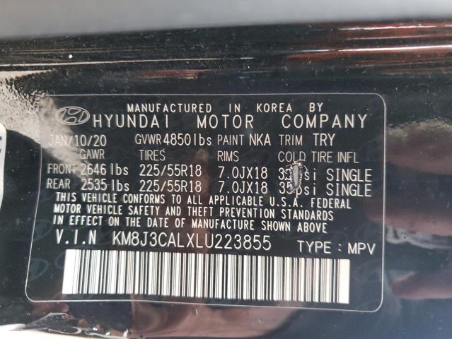 2020 HYUNDAI TUCSON LIM - KM8J3CALXLU223855