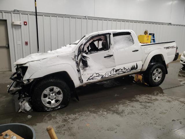 TOYOTA TACOMA DOU 2015 white crew pic gas 3TMLU4EN9FM172594 photo #1