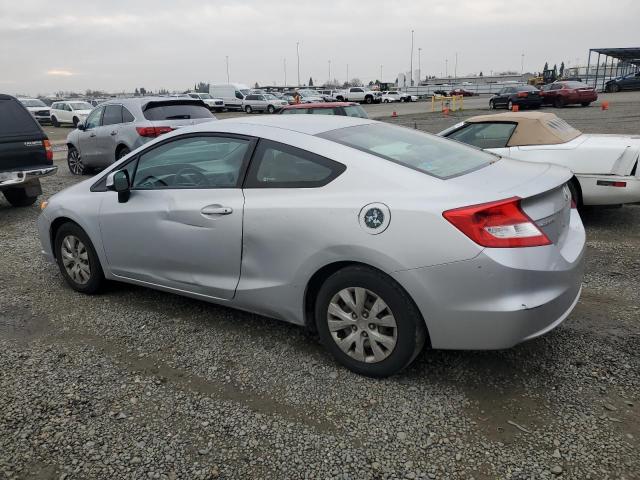 HONDA CIVIC LX 2012 silver  gas 2HGFG3B52CH525790 photo #3