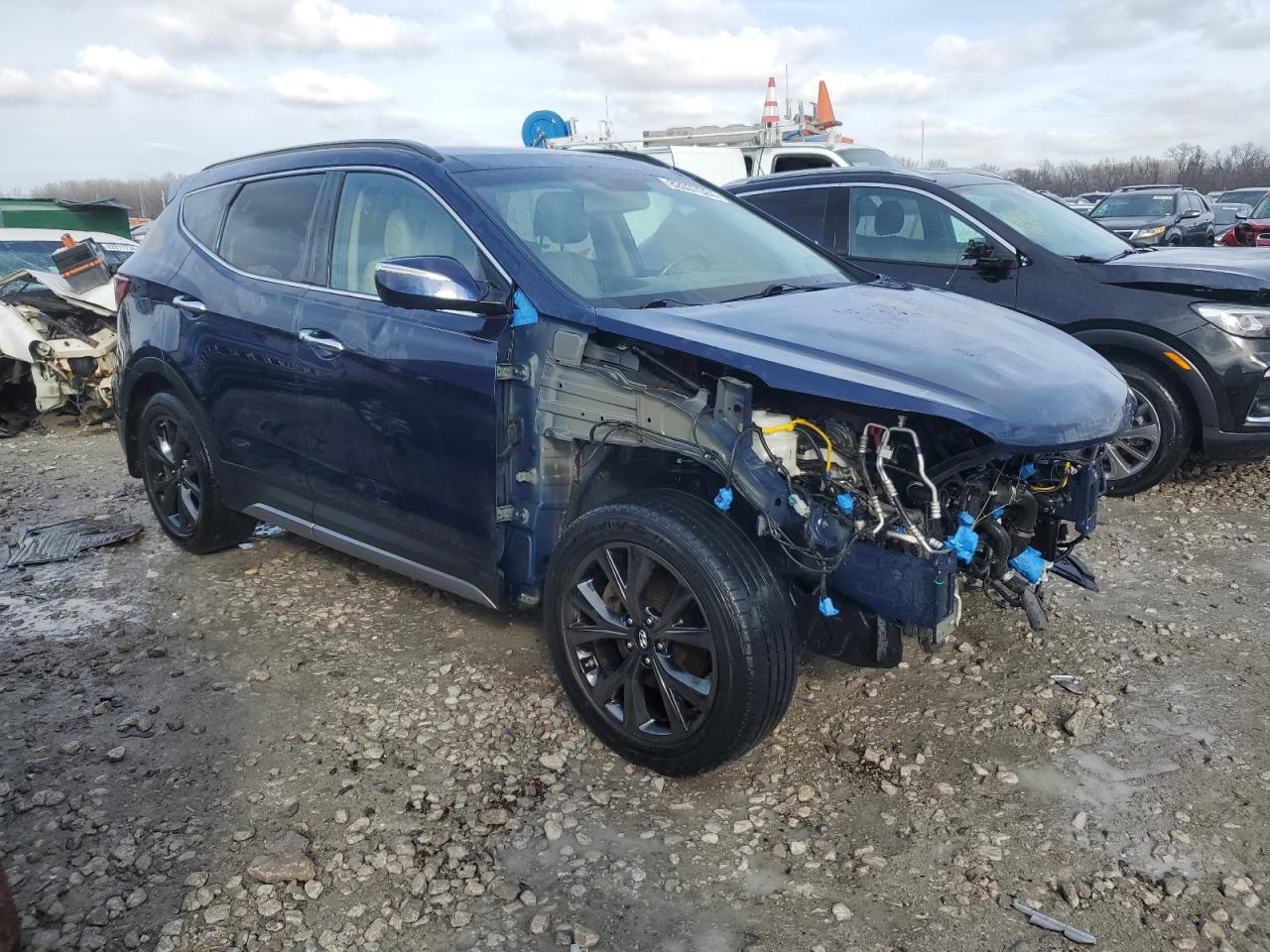 Lot #3024718597 2017 HYUNDAI SANTA FE S