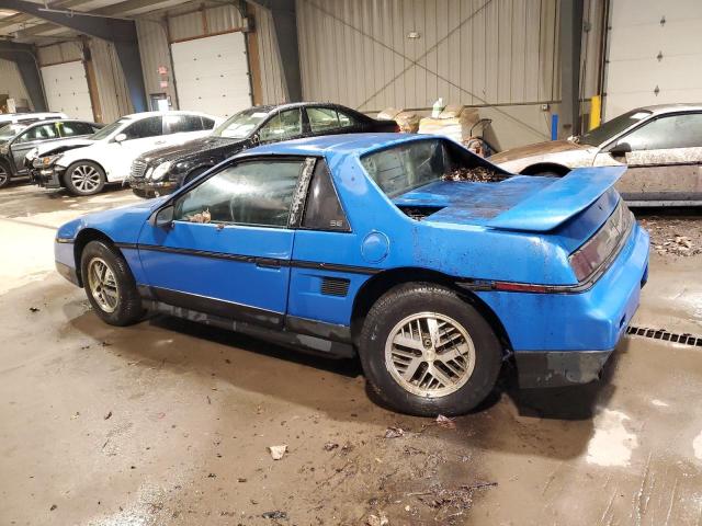 PONTIAC FIERO SE 1987 blue  gas 1G2PF11R6HP237261 photo #3