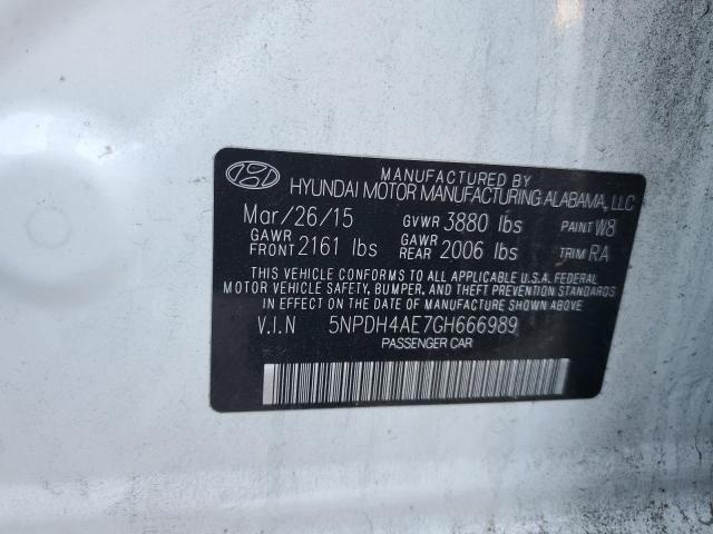 2016 HYUNDAI ELANTRA SE - 5NPDH4AE7GH666989