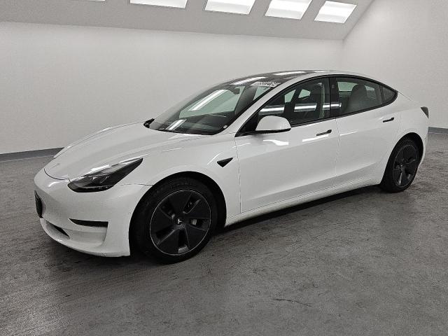 TESLA MODEL 3 2022 white  electric 5YJ3E1EA5NF289715 photo #1