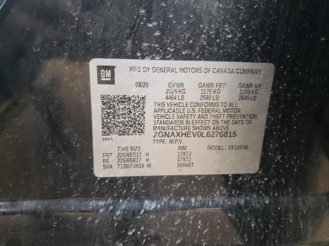 2020 CHEVROLET EQUINOX LS - 2GNAXHEV0L6276815