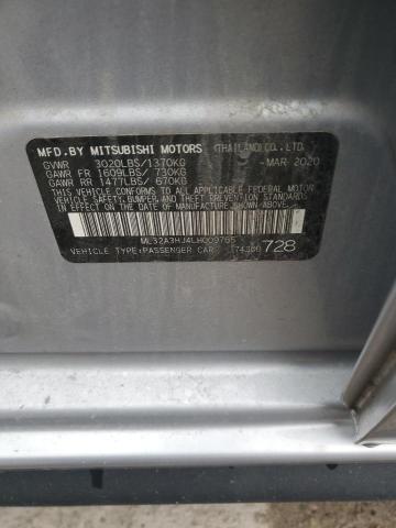 2020 MITSUBISHI MIRAGE ES - ML32A3HJ4LH009765