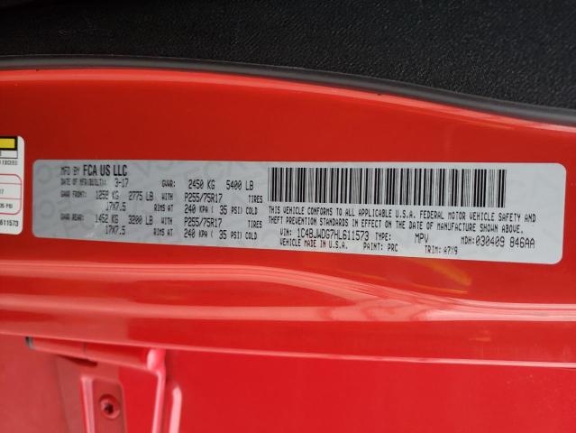 2017 JEEP WRANGLER 1C4BJWDG7HL611573