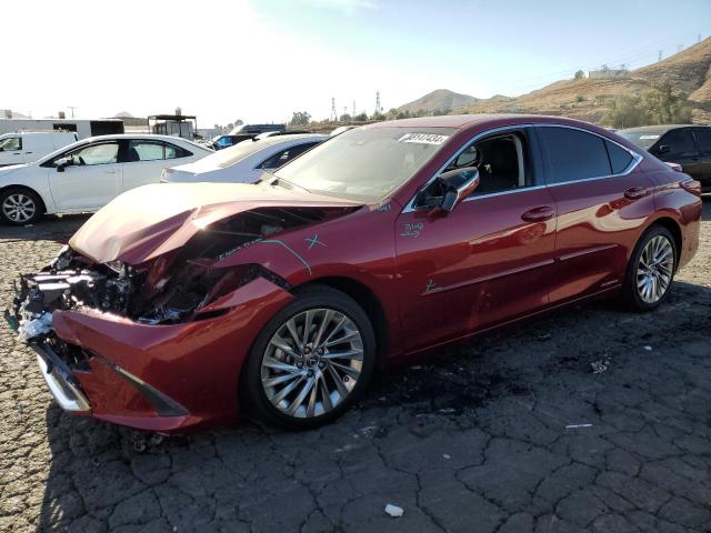 LEXUS ES 300H 2019 red  hybrid engine JTHB21B12K2024420 photo #1