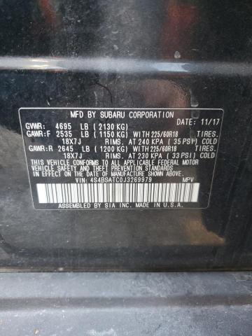 2018 SUBARU OUTBACK TO - 4S4BSATC0J3269979
