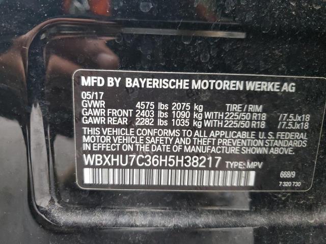 VIN WBXHU7C36H5H38217 2017 BMW X1 no.13