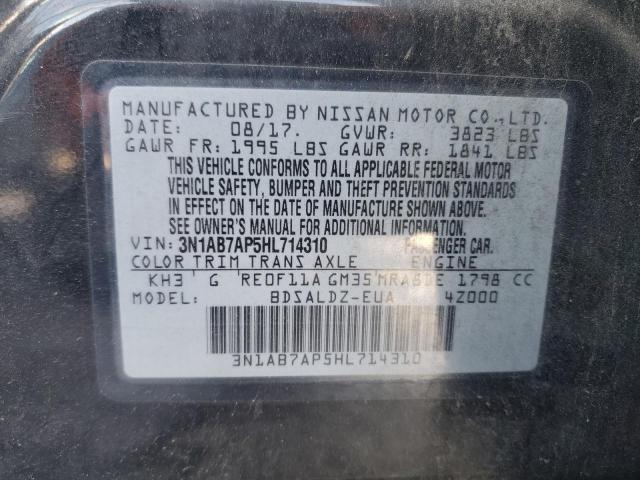 VIN 3N1AB7AP5HL714310 2017 NISSAN SENTRA no.12