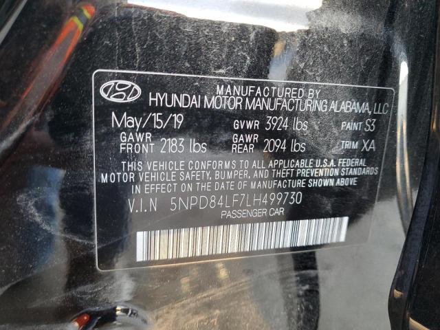 VIN 5NPD84LF7LH499730 2020 HYUNDAI ELANTRA no.12