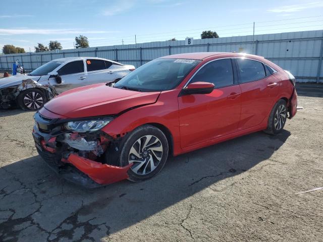 HONDA CIVIC LX 2018 red  gas SHHFK7H2XJU417842 photo #1