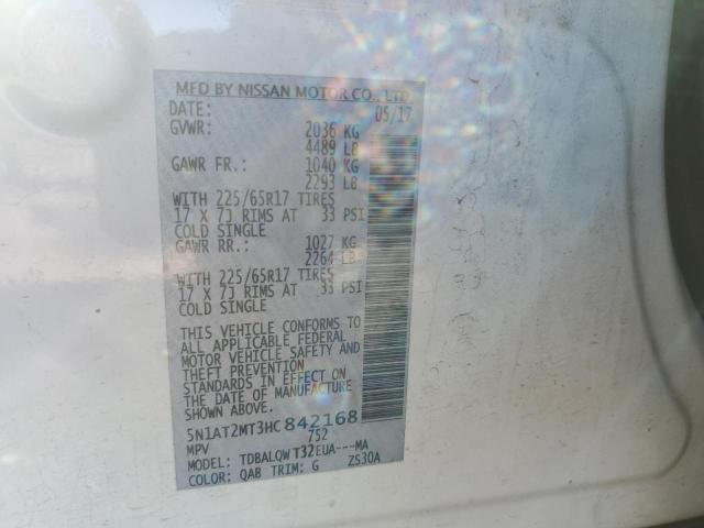 2017 NISSAN ROGUE S - 5N1AT2MT3HC842168