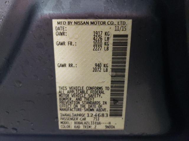 2016 NISSAN ALTIMA 2.5 - 1N4AL3AP4GC124683