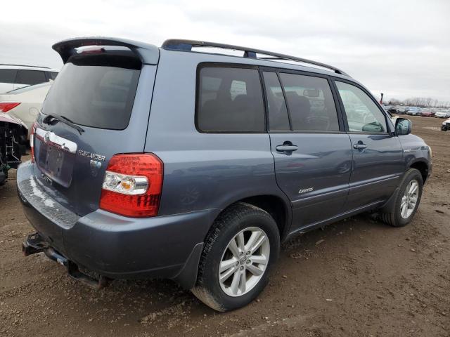 TOYOTA HIGHLANDER 2007 blue 4dr spor hybrid engine JTEEW21A670036126 photo #4