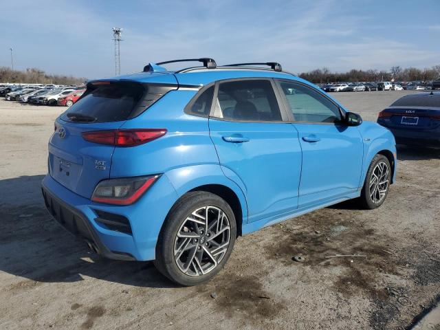 Vin: km8k3ca30nu801565, lot: 85348704, hyundai kona n line 20223