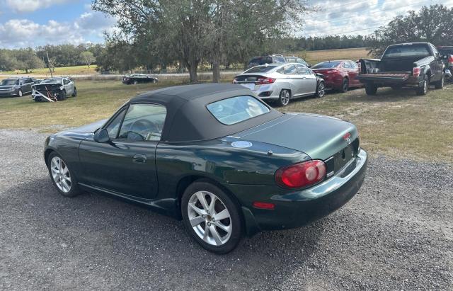 MAZDA MX-5 MIATA 2004 green converti gas JM1NB353040407536 photo #4