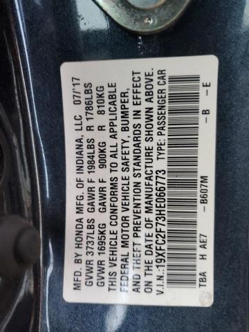 2017 HONDA CIVIC EX - 19XFC2F73HE066773