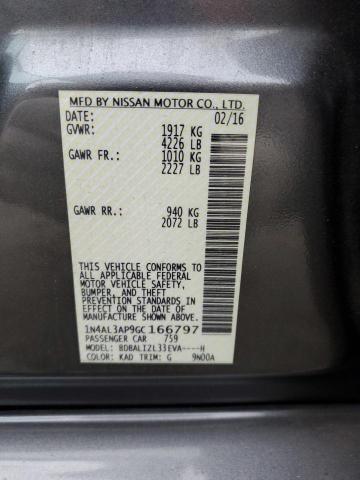 2016 NISSAN ALTIMA 2.5 - 1N4AL3AP9GC166797