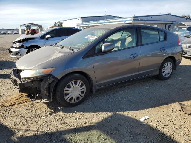 HONDA INSIGHT LX 2010 gray  hybrid engine JHMZE2H57AS041685 photo #1