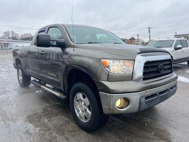 TOYOTA TUNDRA DOU 2007 brown crew pic gas 5TBBV54197S481277 photo #1