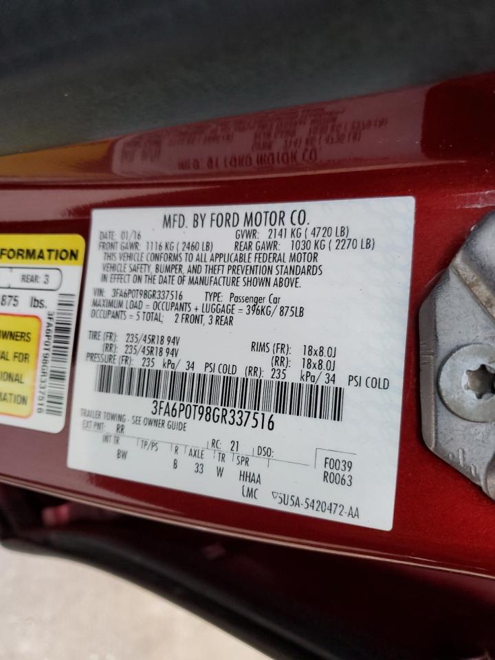 Ford Fusion se 2016