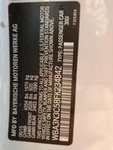 2015 BMW 428 I - WBA3N3C58FK234842