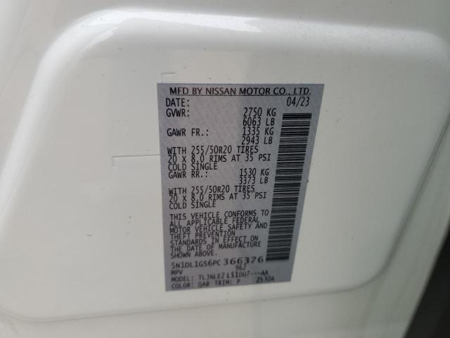 2023 INFINITI QX60 SENSO 5N1DL1GS6PC366376