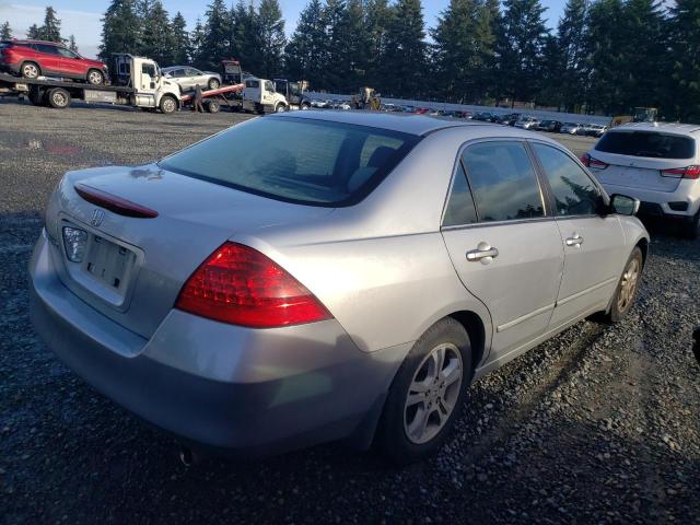 HONDA ACCORD SE 2007 silver  gas 1HGCM56357A104747 photo #4