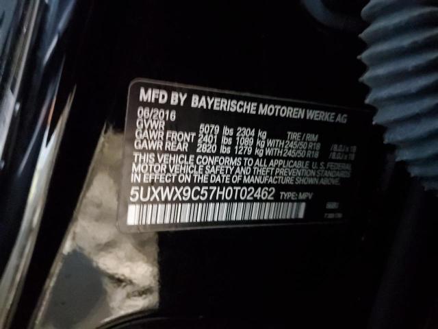 2017 BMW X3 XDRIVE2 - 5UXWX9C57H0T02462