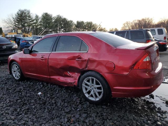 FORD FUSION SEL 2011 burgundy  gas 3FAHP0JA0BR283451 photo #3