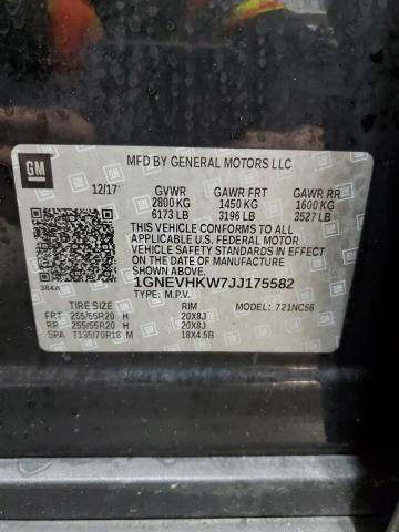 2018 CHEVROLET TRAVERSE L - 1GNEVHKW7JJ175582