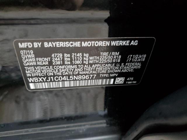 2020 BMW X2 XDRIVE2 - WBXYJ1C04L5N89677