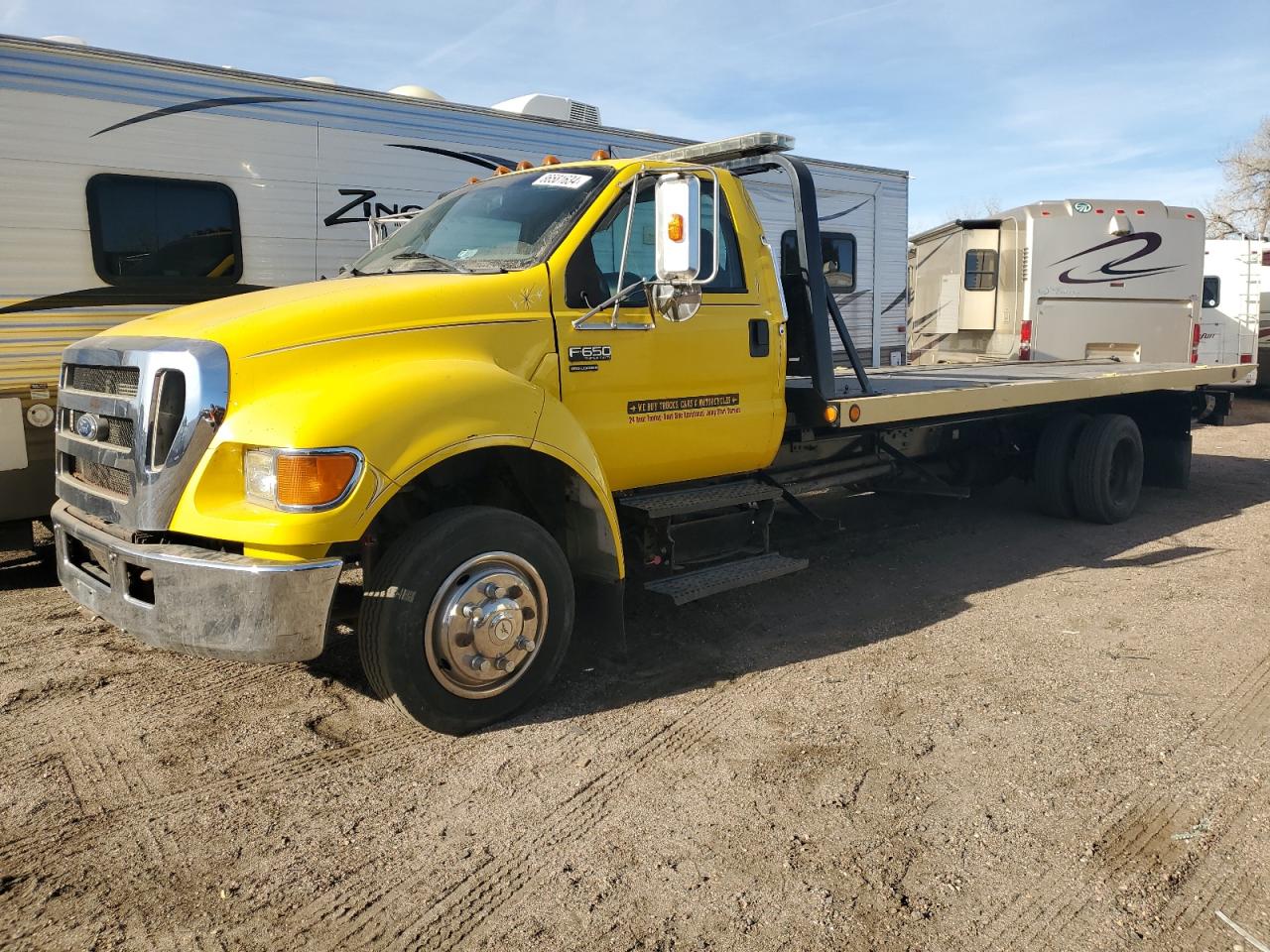 Lot #3049626628 2005 FORD F650 SUPER