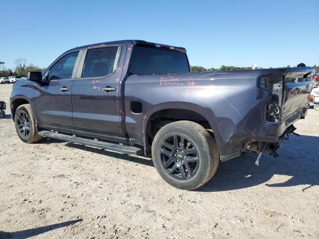 CHEVROLET SILVERADO 2022 blue  gas 3GCPABEK9NG627705 photo #3