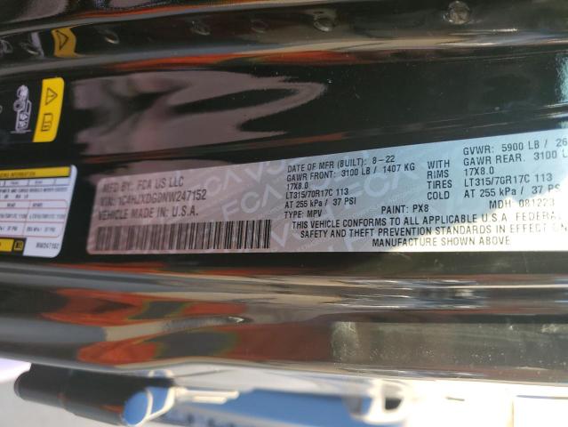 2022 JEEP WRANGLER U - 1C4HJXDG0NW247152