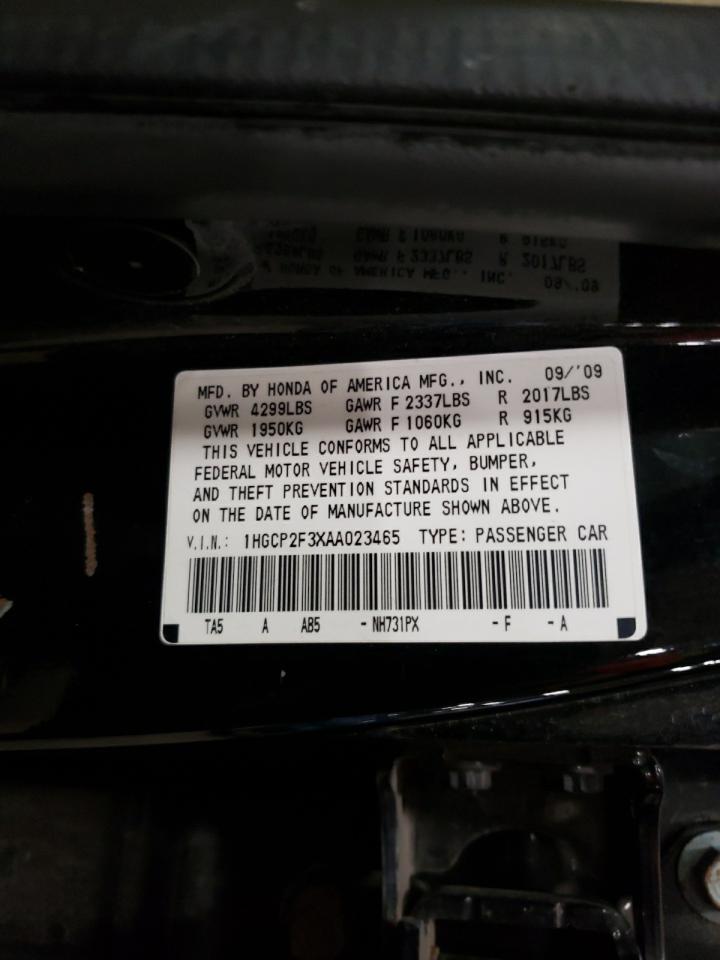 Lot #3029364720 2010 HONDA ACCORD LX