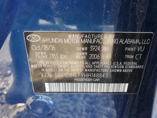 2017 HYUNDAI ELANTRA SE - 5NPD84LF9HH148843